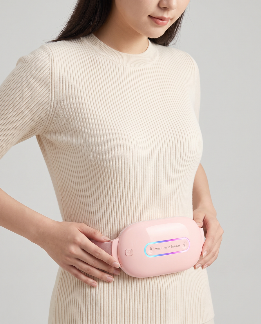 CozyRelief™ Menstrual Heat & Massage Belt — Cordless Cramp Relief