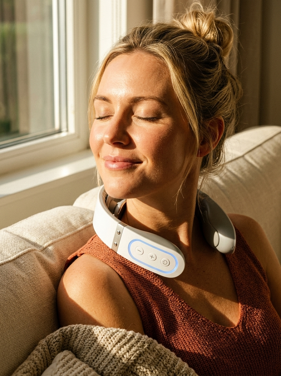 CozyNeck™ Cordless Neck & Shoulder Relaxer — Warmth + Gentle Pulses